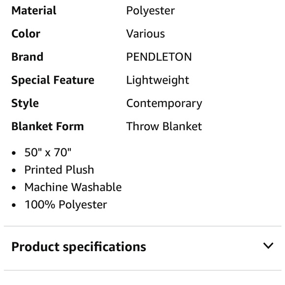 Pendleton Throw - Picture 4 of 5